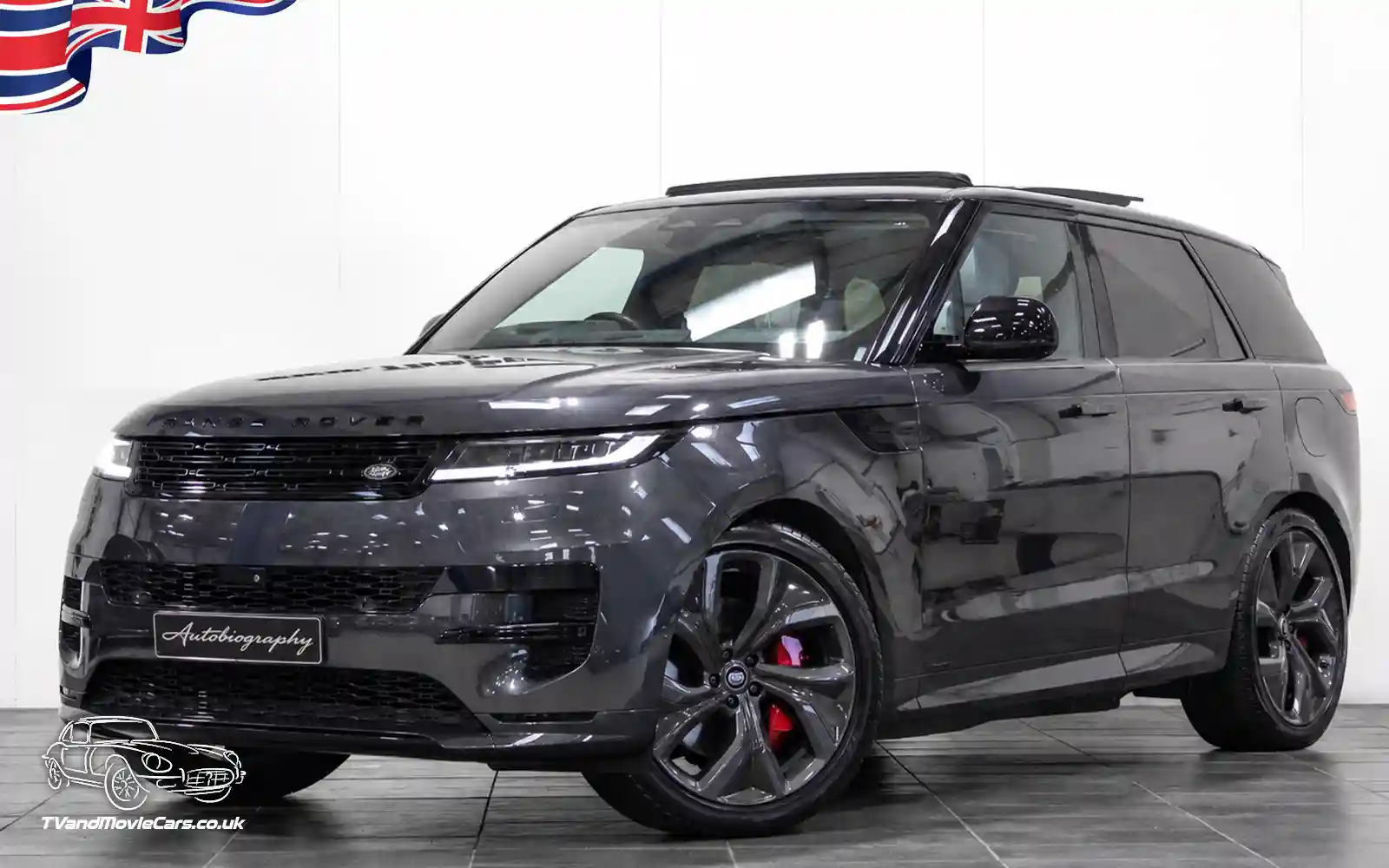 TV Film Movie Action Vehicles Scotland UK Land Rover Range Rover Sport Autobiography (2023) Front NS