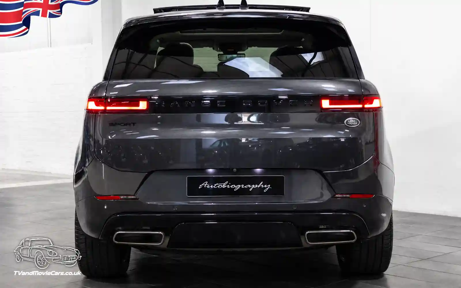 TV Film Movie Action Vehicles Scotland UK Land Rover Range Rover Sport Autobiography (2023) Rear