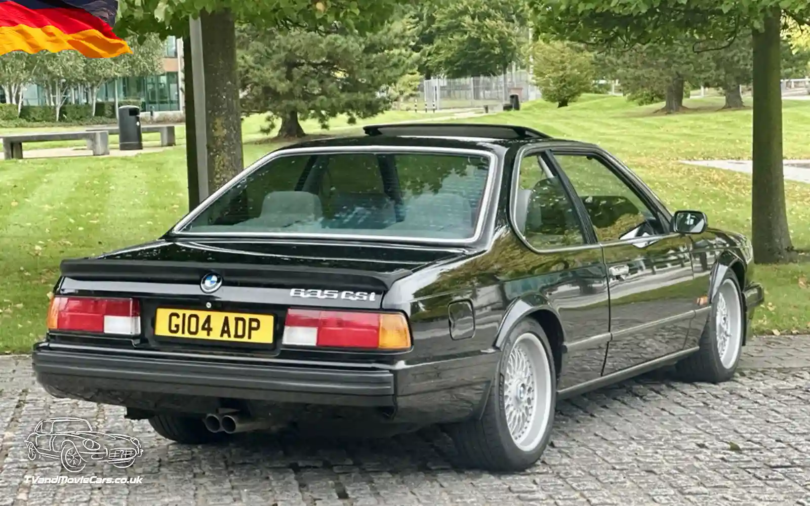 TV Film Movie Action Vehicles Scotland UK German BMW 635 Csi 1989 - Rear OS