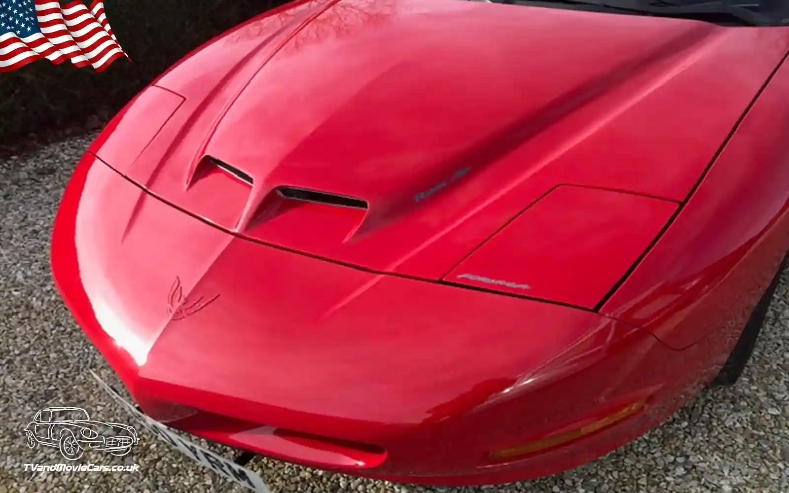TV Film Movie Action Vehicles Scotland USA American Pontiac Formula Firebird WS6 (1996) - Front CU