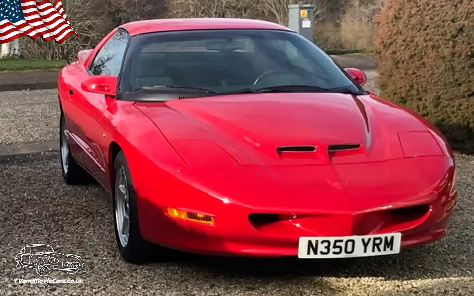 TV Film Movie Action Vehicles Scotland USA American Pontiac Formula Firebird WS6 (1996) - Front NS 02