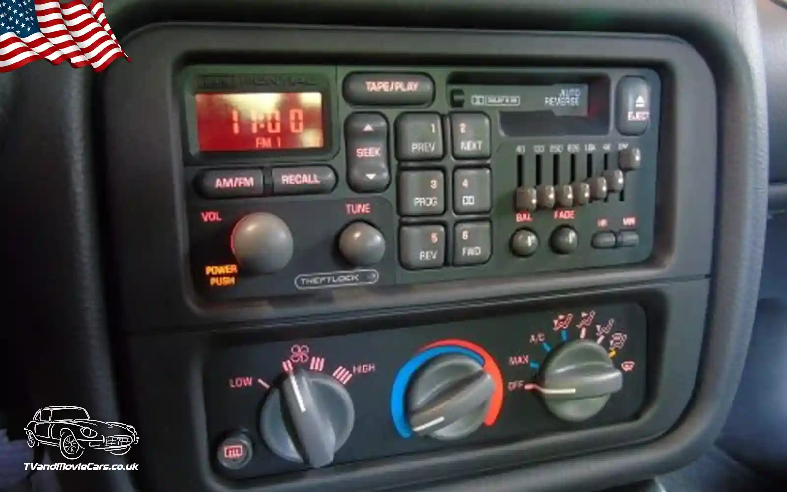 TV Film Movie Action Vehicles Scotland USA American Pontiac Formula Firebird WS6 (1996) - Internal HiFi